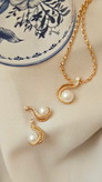 نیم ست حلزونی مروارید ژوپینگ